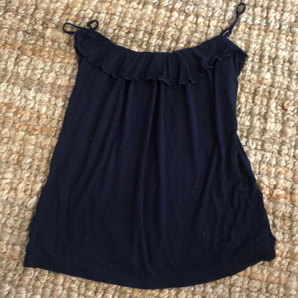 Loft flowy ruffle tank!